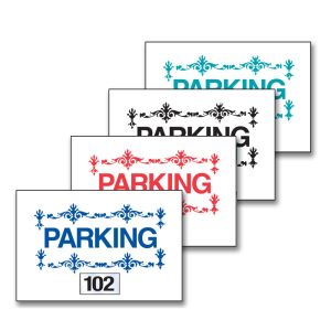 Parking Permit Inside Adhesive Scroll