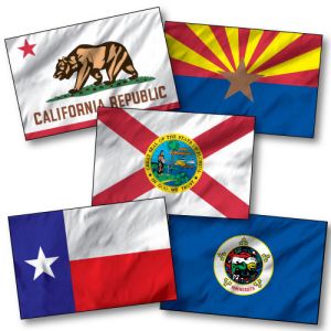 3' x 5' State Flags
