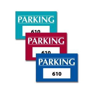 Static Cling Parking Permits - Rectangle Shape - 100 per pack