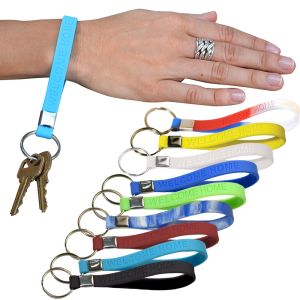 Silicone Wristband Key Tag - Welcome Home