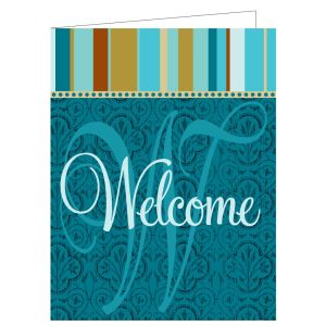 Welcome Card - Elegant Teal