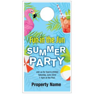 Summer Party Door Hanger - Fun in the Sun