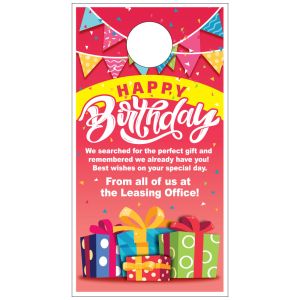 Happy Birthday Door Hanger - The Best Gift