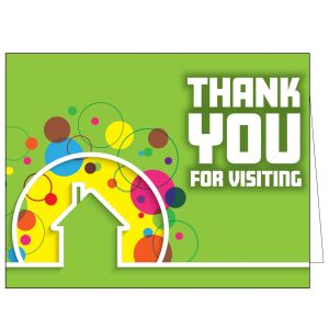 Thank You for Visiting Card - Lime House