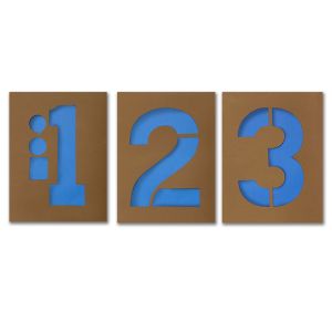 12" Stencil Numbers Kit