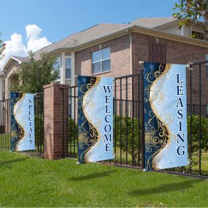 Boulevard Banners - Shimmering Scroll
