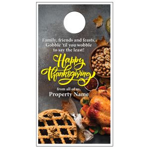 Thanksgiving Door Hanger - Gobble Wobble