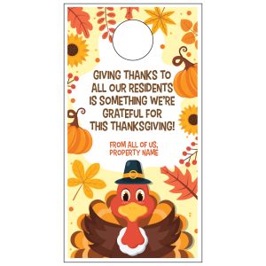 Thanksgiving Door Hanger - Grateful Thanks