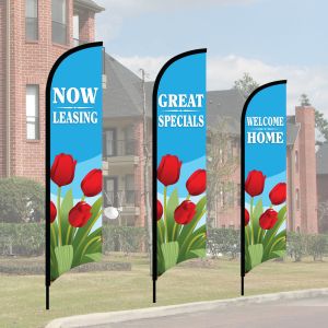 Wave Flag Kits - Spring Tulips