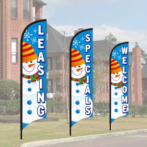 Holiday Wave Flag Kits- Mr. Snowman