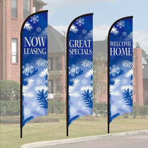 Wave Flag Kits - Winter Chill
