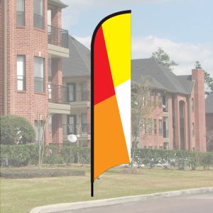 Wave Flag Kit -  Orange, Red, Yellow and White