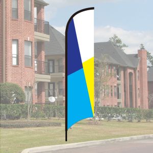 Wave Flag Kit -  Ocean, Blue, Yellow and White