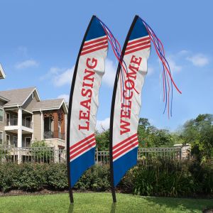 Windfeather Flag Kits - Red, White and Blue