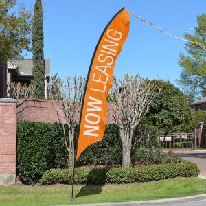 Windfeather 'Now Leasing' Message Flags - Flag Only