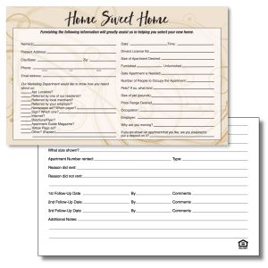 Guest Card - Home Sweet Home