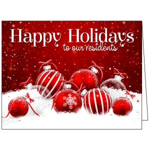 Holiday Card - Beautiful Ornaments
