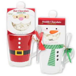 Holiday Hot Cocoa Mugs - Assorted 6 Pack