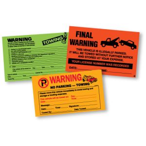 Parking Violation Kit - 3 Warning Stickers in 1