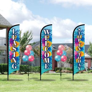 Three Wave Flags and Two Balloon Clusters