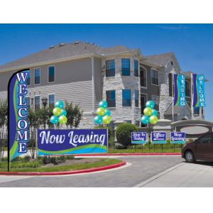 Banner and Flag Deluxe Trio Curb Appeal 