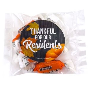 Resident Appreciation Candy Favors - Thankful
