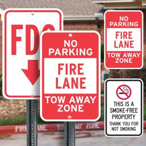 Parking Sign Kit - Fire Protection Bundle One