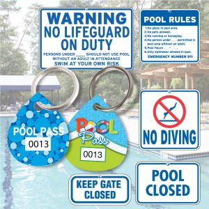 Maintain control in pool and recreation areas! 