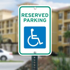 Handicap Parking Sign Kits - "Reserved Parking"