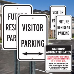 Parking Sign Kit - Visitor Parking Bundle One