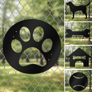 Dog Park Fence Art