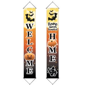 Spooky Halloween Porch Banner Set