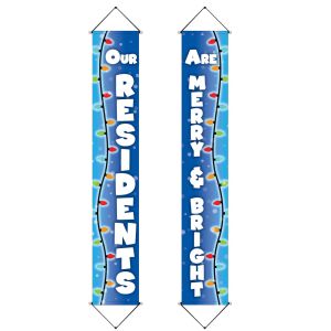 Merry and Bright Porch Banner Set