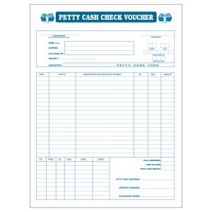 Petty Cash Voucher Envelope