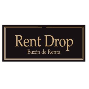 Interior Sign - Bilingual Rent Drop Plastic Sign