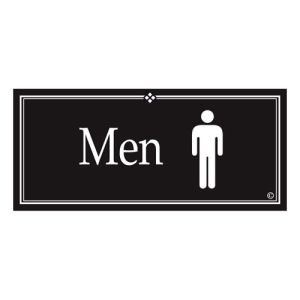 Interior Signs - Men's Restroom - Plastic