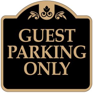 Visitor Parking Signs - "Guest Parking" Dome