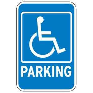 Handicap Parking Signs - "Parking"