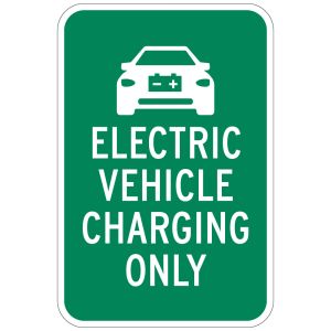 Reserved Parking Signs - Electric Charging Only