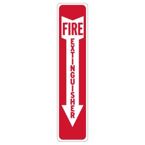 Fire  Lane Signs - Fire Extinguisher Arrow 