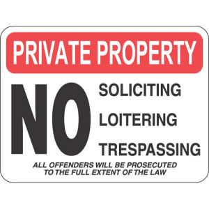 Private Property Signs - 