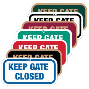 Pool Signs - "Keep Gate Closed"