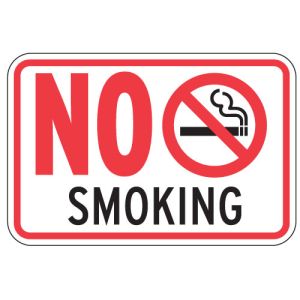 No Smoking Signs - "No Smoking Horizontal"