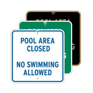 Pool signs - 