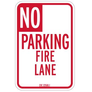 Fire Lane Signs - California Parking