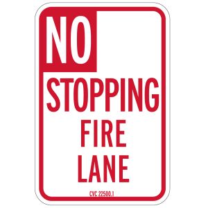 Fire Lane Signs - California Stopping