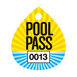 Pool Pass only. Key Ring sold separately.