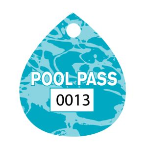 Pool Pass only. Key Ring sold separately.