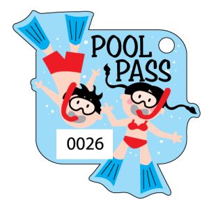 Pool Pass - Swimmers - Die Cut