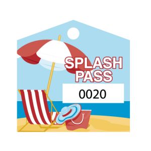 Splash Pass - Fun on the Beach - House Shape
